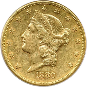 image for: 1880-S $20 PCGS XF45