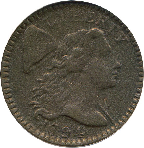 image for: 1794 1c NCS XF Details (Corroded)