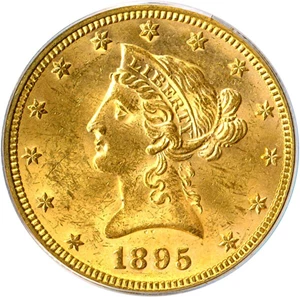 image for: 1895 $10 PCGS MS61