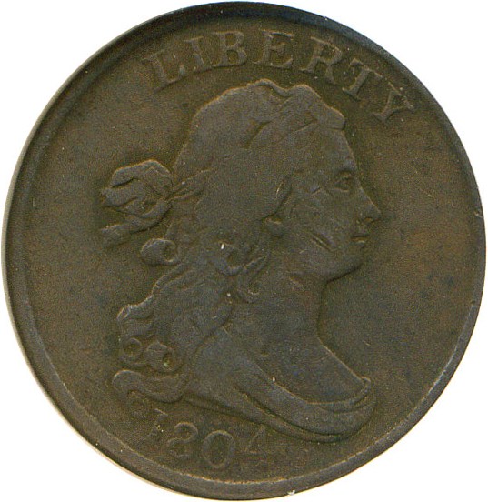 image for: 1804 1/2c NGC VG10 (Cross 4, Stems)