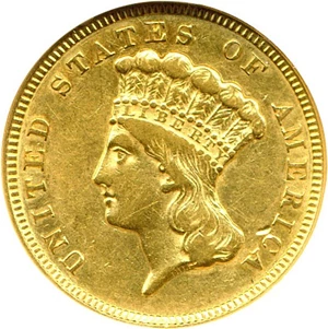 image for: 1856 $3 NGC XF40