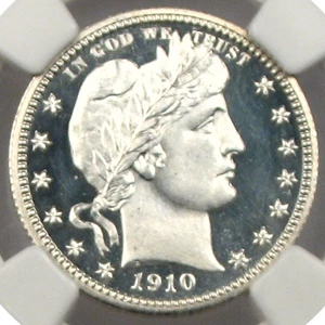 image for: 1910 25c NGC Proof 64 Cameo