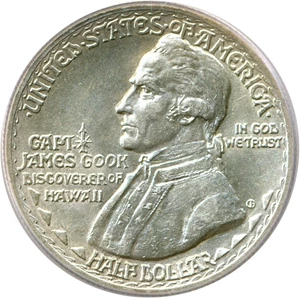 image for: 1928 Hawaiian 50c PCGS MS63