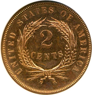 image for: 1867 2c NGC Proof 65 RD