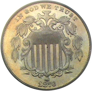 image for: 1876 5c PCGS Proof 66