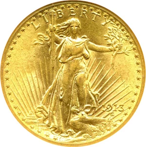 image for: 1913 $20 NGC MS64
