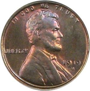 image for: 1919-D 1c PCGS/CAC MS64 BN