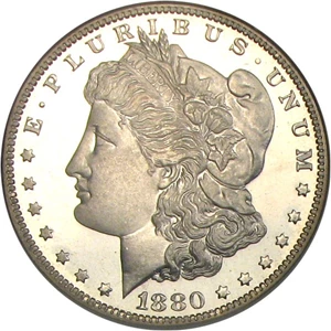 image for: 1880 $1 NGC Proof 67 Cameo