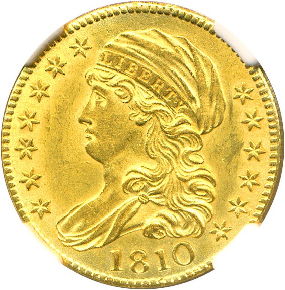 image for: 1810 $5 NGC MS63  (Large Date, Large 5)