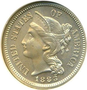 image for: 1883 3cN NGC Proof 66
