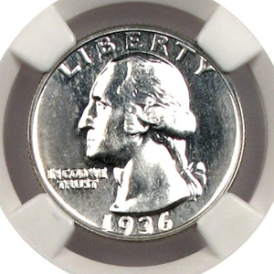 image for: 1936 25c NGC/CAC Proof 64