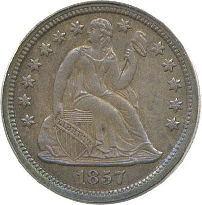 image for: 1857 10c PCGS Proof 65  OGH