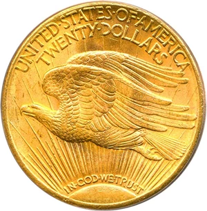 image for: 1927-S $20 PCGS MS63