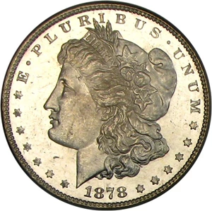 image for: Hot 50 VAM: 1878 7TF Reverse of 1878 $1 PCGS MS64 DMPL (VAM-43 Doubled Legs)