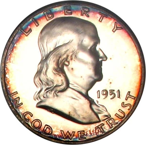 image for: 1951 50c NGC/CAC Proof 66 * Color *