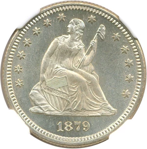 image for: 1879 25c NGC MS66