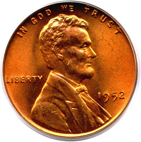image for: 1952 1c PCGS MS66 RD