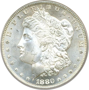 image for: 1880/9-S $1 PCGS MS66