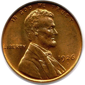 image for: 1926-D 1c PCGS MS64 RB