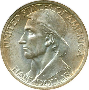 image for: 1935/34 Boone 50c NGC MS66