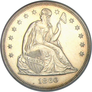 image for: 1860 $1 NGC Proof 61