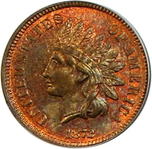 image for: 1872 1c PCGS MS64 RB