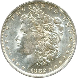 image for: Top 100 VAM: 1882-O $1 PCGS MS63 (VAM-4 O/S Recessed)
