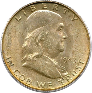 image for: 1948 50c PCGS MS66 FBL