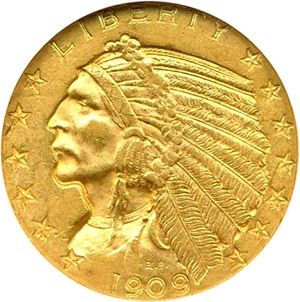 image for: 1909 $5 NGC MS61