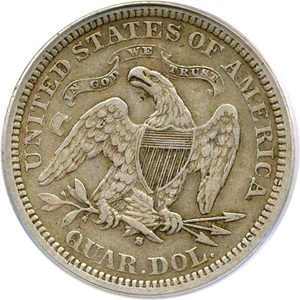 image for: 1873-S Arrows 25c PCGS XF40