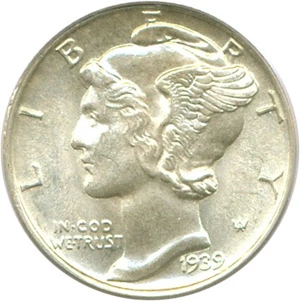 image for: 1939 10c PCGS MS65 FB OGH