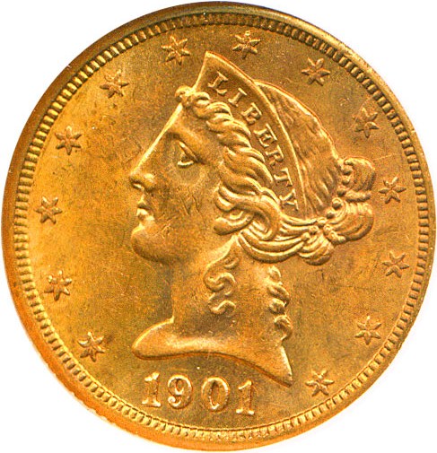 image for: 1901/0-S $5 NGC MS61