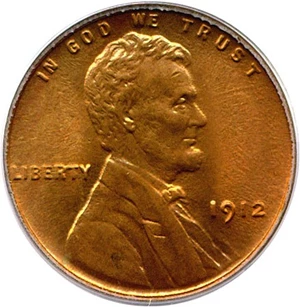 image for: 1912 1c PCGS MS65 RD