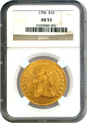 image for: 1796 $10 NGC AU53