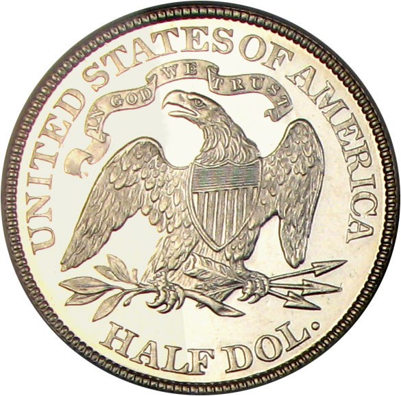 image for: 1887 50c PCGS/CAC Proof 64 DCameo