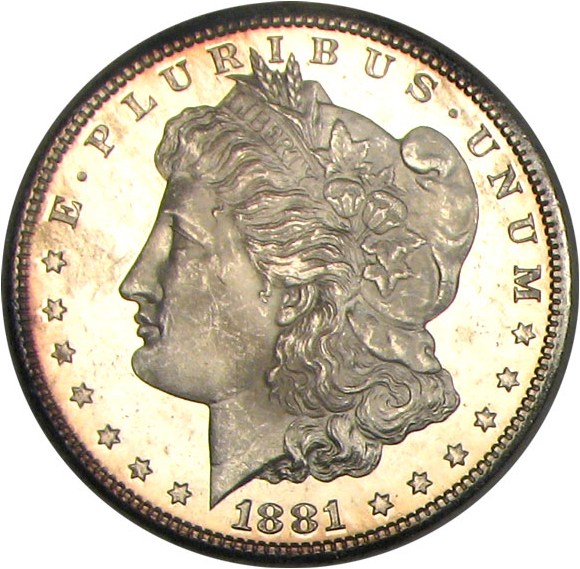 image for: 1881-S $1 NGC/CAC MS65 DMPL