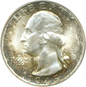 image for: 1945 25c PCGS MS66