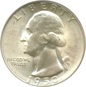 image for: 1950-S/D 25c PCGS/CAC MS64