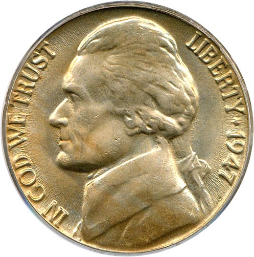 image for: 1947-D 5c PCGS MS66