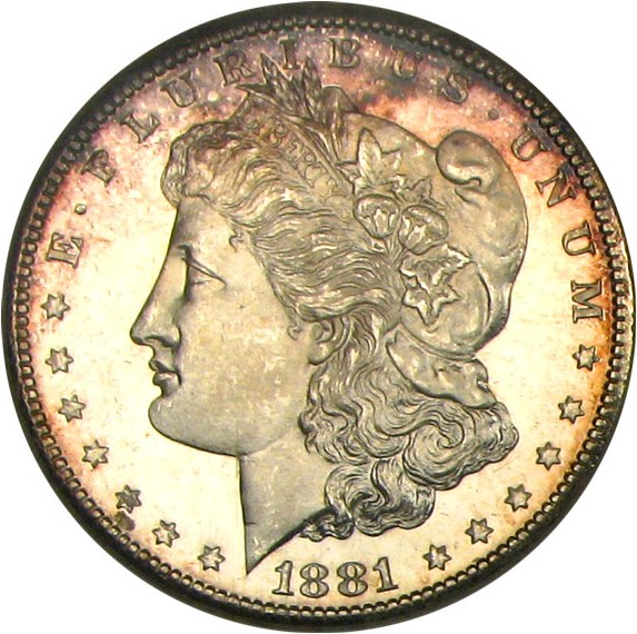 image for: 1881-S $1 NGC/CAC MS64 DMPL