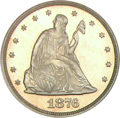 image for: 1876 20c NGC Proof 65 Cameo