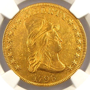 image for: 1796 $10 NGC AU53