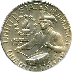 image for: 1976 25c PCGS MS65 (Struck on 5c Planchet)