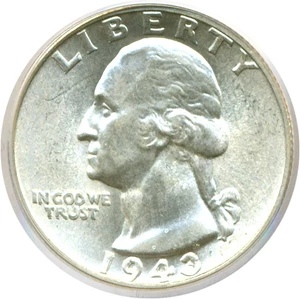 image for: 1943-S Doubled Die 25c PCGS/CAC MS65