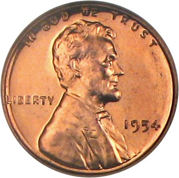 image for: 1954 1c NGC Proof 66 RD