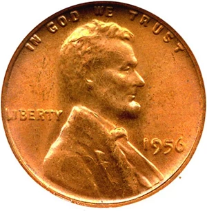 image for: 1956 1c NGC MS66 RD