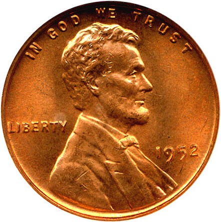 image for: 1952 1c NGC MS66 RD