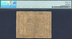image for: Cont Congress: 1777 $2 20-May PMG VF25 (Fr.CC63)
