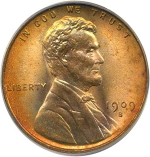 image for: 1909-S Lincoln 1c PCGS/CAC MS66 RD