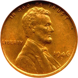 image for: 1946-D 1c NGC MS66 RD